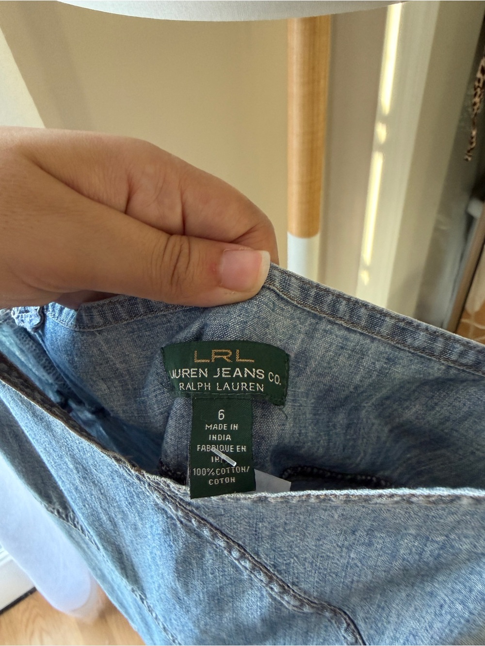 Denim Ralph Lauren dress - Picture 3 of 4